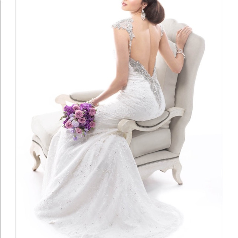 Never worn Maggie Sottero “Brandy” wedding gown! - Picture 5 of 10
